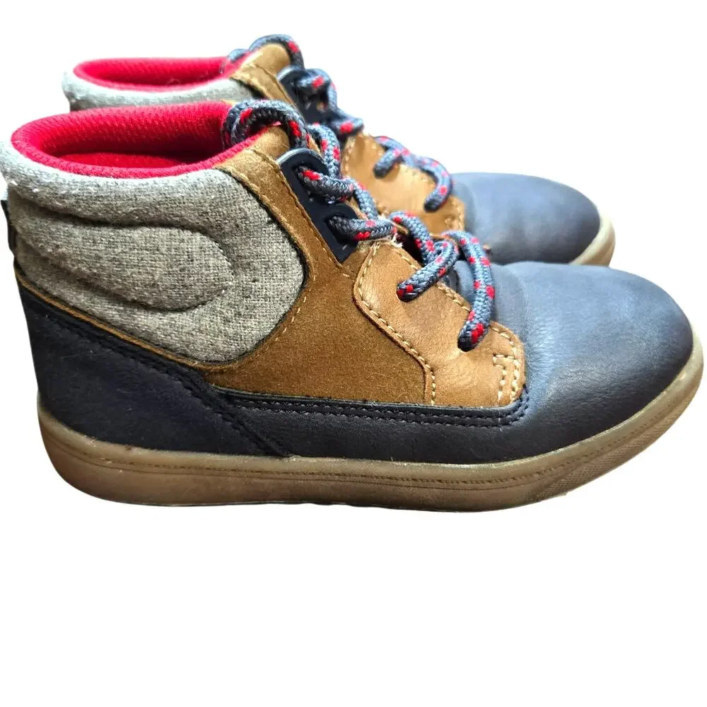 OshKosh + More Boy's Size 9C 9.5C High Top Tennis Sneaker Shoes Bulk Lot of 3